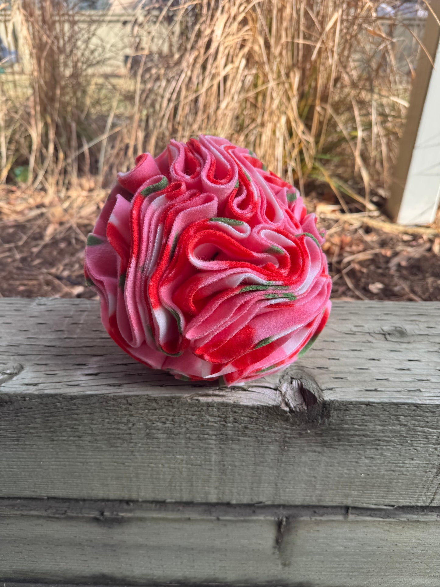 Strawberry snuffle ball